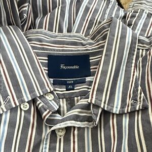 Faconnable Multicolor Striped Shirt